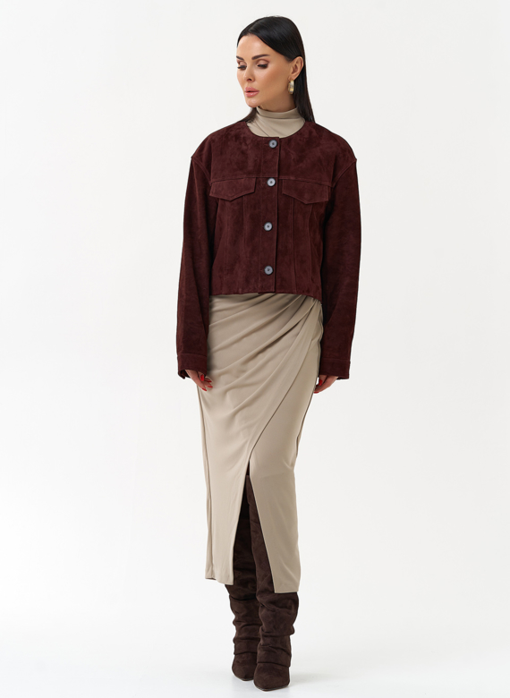 Куртка из натуральной замши 